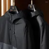 Мужские куртки JSBD-осенне-зимние модные цветные уличные ветрозащитные водонепроницаемые куртки, легкая теплая шелковая хлопковая куртка с капюшоном