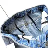 Kvinnors jeans vår korta jeans designer rhin bokstav mode andas 240304