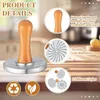 Baking Moulds 3Pcs Cookie Stamps Metal Press Mold With Wooden Handle For DIY Cake Pastry Cutters