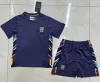 Inglaterra 2003 24 25 Camisas de futebol Saka Foden BELLINGHAM RASHFORD INGLATERRA KANE STERLING GREALISH Seleção nacional de futebol Kit 23 24 Camisas vermelhas Branco Azul Kit infantil top