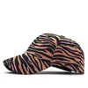 Bollmössor design vårens höst ungdomskvinna sex leopard korn sebra rand lätt match daglig gata trend mode casual baseball cap