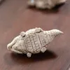 Estatueta de crocodilos gordinhos artesanais, animais de chá, decoração de mesa para animais de estimação, coleção de cerimônia, ornamento de mesa para escritório doméstico