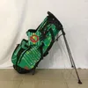 Sacs Sacs de golf avec support vert, matériau imperméable de grand diamètre et de grande capacité, contactez-nous pour voir les photos avec LOGO