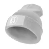 Berretti Athletic Strength Club Cappello lavorato a maglia con logo circolare bianco Divertente Bobble Boy Cap da donna