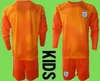 22 23 BAMBINI Portiere Soccer Jersey Inghilterra Pickford Team Abiti per bambini Vestiti Nero Giallo Orange Green