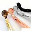 Schere Ups Edelstahl Snuffers Kerze Docht Trimmer Rose Gold Cutter Öl Lampe Trim Schere Großhandel Sep01 Drop Lieferung Hause Dh29G