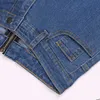 Jeans pour femmes printemps nouveau dos Zipper Design Jeans Denim bleu crayon Jeans taille Sexy pantalons longs pantalon 240304