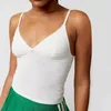 Tanks pour femmes Gaono Femmes Crop Camisole Solide Couleur Col V Été Dos Nu Spaghetti Strap Débardeurs T-shirt sans manches pour Streetwear