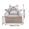 Pillow Fold Out Children's Couch Kids 2 In 1 Flipp Open Sofa Chair Plush Kindergarten Comfy Lounge Birthday Gifts
