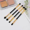 Makeup Brushes 15 PCS Eye Shadow Brush Eyeshadow Applicator Set Applicators Plastic Miss Double Sided