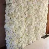 人工花の壁62x42cmローズアジサイ背景結婚式のホームパーティーの結婚式の装飾アクセサリー2024304