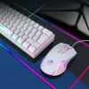 Mice USB Wired Mouse USB OpticalMice 4 Adjustable DPI Up To 3600 DPI 7 Programmable Button LED Colored Gamer Mice With