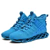 Homens Mulheres High Running Shoes Soft Comfort Pretos Branco Cinza Amarelo Vermelho Azul Mens Treinadores Esportes Sapatilhas GAI