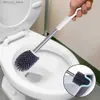 Sprzątanie szczotek do toalety Eyliden TPR z przemyślanym zaprojektowanym pincerem i uchwytem silikonowym włosie do łazienki Commode Cleaningl240304