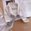 Eşarplar Eşarp 9 Style Koreli Tasarımcı Mektuplar Kadınlar için İpek Eşarp Kafa Bandı Yazdır Moda Uzun Saplı Çanta Eşarp Omuz Tote Lage