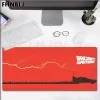 Almofadas de volta para o futuro lockedge jogos computador portátil tapete de mesa mouse pad notbook mousepad gamer para pc mouse tapete