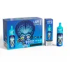 Original Uzy Vaper 9000 Puffs 9000 engångscigaretter Mesh -spole 18 ml POD Laddningsbara elektroniska CIGS RGB 0% 2% 5% VAPES DISPOBLE PULD 9K AT LACK