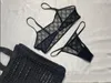 Sexy Mesh Transparent Women's Swimwear Designer Brand Beach Vacation High Quality Swimming Set Super Hot Sexy Bikini Set Thong Underwear Two Sets