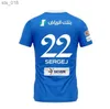 قمصان كرة القدم 2023 2024 AL Hilal Saudi Home Away Player Fans الإصدار Malcom Neves Sergej Vietto Koulibaly Lghalo Kanno Men Top Kids Kit Kin Football Shirtsh2434