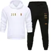 Designer Mens Survêtement Casual Sweat à capuche pour femme Lettre de mode Imprimer Pulls à capuche et pantalons de survêtement Sweatsuit deux pièces.