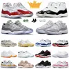 11 Cement Cherry 11s DMP Cool Grey Playoffs Bred Basketball Shoes Woman Men Space Jam Concord Leather Midnight Navy Win Like 96 Blue Sneaker