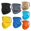 Bandanas Fleece Scarf DrawString Neck Sleeve Men Bandana Warm Winter Windproof Tube Scarves For Face Cycling Headwear