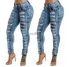 Jeans da donna Jeans Pantaloni Boyfriend in denim strappato alla moda 240304