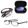 Zonnebril Trend Opvouwbare Leesbril Met Doos Mannen Vrouwen Draagbare TR Rustlenzen Unisex Dioptrie 1.0 Tot 4.0