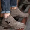 Chaussures de sécurité de travail pour hommes, bottes Anti-écrasement à bout en acier, Anti-crevaison, chaussures de travail indestructibles, chaussures de travail de Construction pour hommes 240220