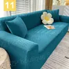 의자 덮개 Polar Fleece Fabric Sofa Cover 1/2/3/4 시터 두꺼운 슬립 커버 소파 소파 소프카버 스트레치 탄성 저렴한 소파 커버 타월 랩