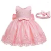 Mädchen Kleider Prinzessin Kleid für 1 Jahr Baby Mädchen geboren 2. Geburtstag Tutu Taufkleid Kleinkind Tüll Hochzeit Taufe flauschige Kleidung