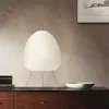 Lâmpadas de mesa TEMAR Nordic criativo moderno LED branco ovo mesa luz decorativa para casa sala de estar quarto