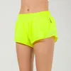 Shoga Shorts Womens Shorts Abiti con esercizio fisico indossano pantaloni corti ragazze che eseguono tasche elastiche accelerare i pantaloni di asciugatura rapidi