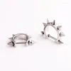 Brincos de garanhão 1 peça 16G Rock Cartilagem Tragus Piercing Punk Aço Inoxidável Taper Spike Rivet Ear Hoop Piercing Brinco Homens Mulheres