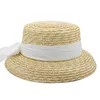 Bérets Femmes Été Paille Cloche Chapeaux Classique Sunbonnet Rétro Seau Casquettes Chapeaux De Soleil En Plein Air Fête Voyage Réglable Taille US 7 1/4 UK L