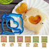 48 Pcs Sand Cutter for Kids Cookie Biscuit Press Mold Set Metal Bread Mould Toast Breakfast Making Mold 240227