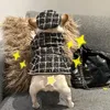 Vestuário para cães Pet Dress Moda Roupas Vermelhas Chapéus Suéter Inverno Outono Acessórios Ano Natal Filhote de Cachorro Suprimentos 2024