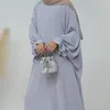 Roupas étnicas Turquia abaya muçulmana elegante oração casual vestido maxi maxi manto árabe islâmico dubai kaftan eid ramadan khimar jalabiya