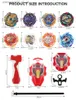 Beyblades Metal Fusion Burst Surge GT Metal Fusion Toy Gyro Launchers Toupie Metal Tops Fafnir Burst SpinningBey Blades Toys Sale L240304