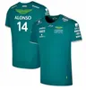 Мужские футболки Футболка из джерси Aston Martin AMF1 Polo 2023 Мужская футболка Fernando Alonso Racing Suit Formula 1 Рубашка F1 Футболки MOTO Motorcyc размер S-XXXL