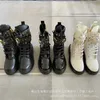 36% OFF Sports shoes 2024 Womens Leather Boots Autumn/Winter High Board Martin Boot Top Layer Cowhide Matching Metal Accessories Batch