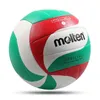 Original Molten Volleyball Soft PU Material Standard Storlek 5 Utomhus inomhus Tävling Träning Sport Youth Volvvolleyboll 240323