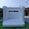 wholesale 4.5x4.5m (15x15ft) Kids mini bounce house Inflatable white Bouncy Castle Wedding Bouncer Jumping Adult for Party with blower free ship