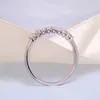 AEAW Anello in oro bianco 14k da 0,25 ct 2 mm EF con taglio rotondo per fidanzamento da matrimonio Lab Grown Diamond CVD HPHT Anello a fascia per donna 240221