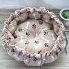 Tapis lit pour chien, coussin pour petits et moyens chiens, panier d'hiver en coton doux, canapé chaud, maison, lit pour chat, accessoires pour chiens, fournitures pour animaux de compagnie