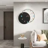 Wall Clocks Hand Clock Decor Gift Quartz Colorful Unique Art Black Luxury Modern Design Silent Kitchen Wandklok