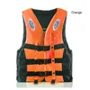 Adulte enfants natation gilet de sauvetage flottabilité réglable costume de survie polyester enfants gilet de sauvetage avec sifflet à la dérive sauvetage 240219