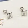 Fashion Stud Earrings Luxury Designer Studs Earring Titanium Steel Brand Letter Jewelry 18K Gold Voguish Men Womens Valentine Wedding Gifts