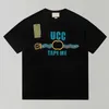 T-Shirts Erkekler Erkek Tişört Tasarımcısı Teknik Baskı Kısa Kollu Sıradan Nefes Alma Sweatshirt Mektup Baskılı Saf Pamuk Aşıklar Aynı Giyim S-5XL 240304