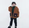 Детские флисовые куртки с толстовками. Теплая осень-зима. Твидовое пальто для девочек и мальчиков. Одежда для малышей. Детский спортивный костюм. Одежда для малышей. Мода для малышей C3537968.